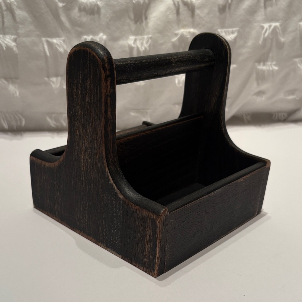 Wooden Caddy with Handle